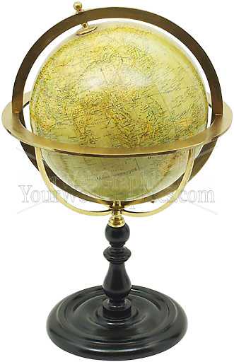 photo - antique-brass-and-wooden-globe-3-jpg